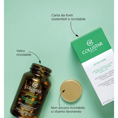 Attivi Puri Capsule Anticellulite Caffeina+Escina Azione Urto