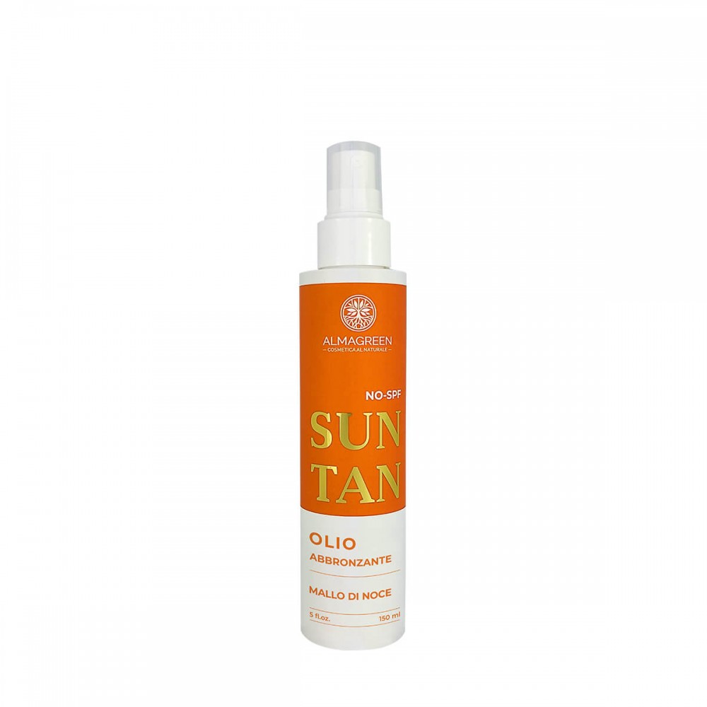 Olio Solare Abbronzante Spalmabile Al Mallo Di Noce Spf0