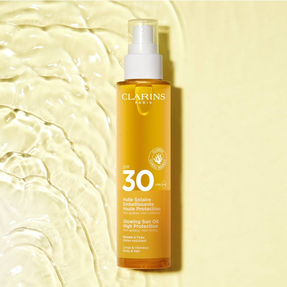 Huile Solaire Embellissante Haute Protection Spf30 Clarins