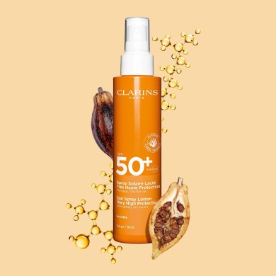 Spray Solaire Lacte Tres Haute Protection Spf50+ Clarins