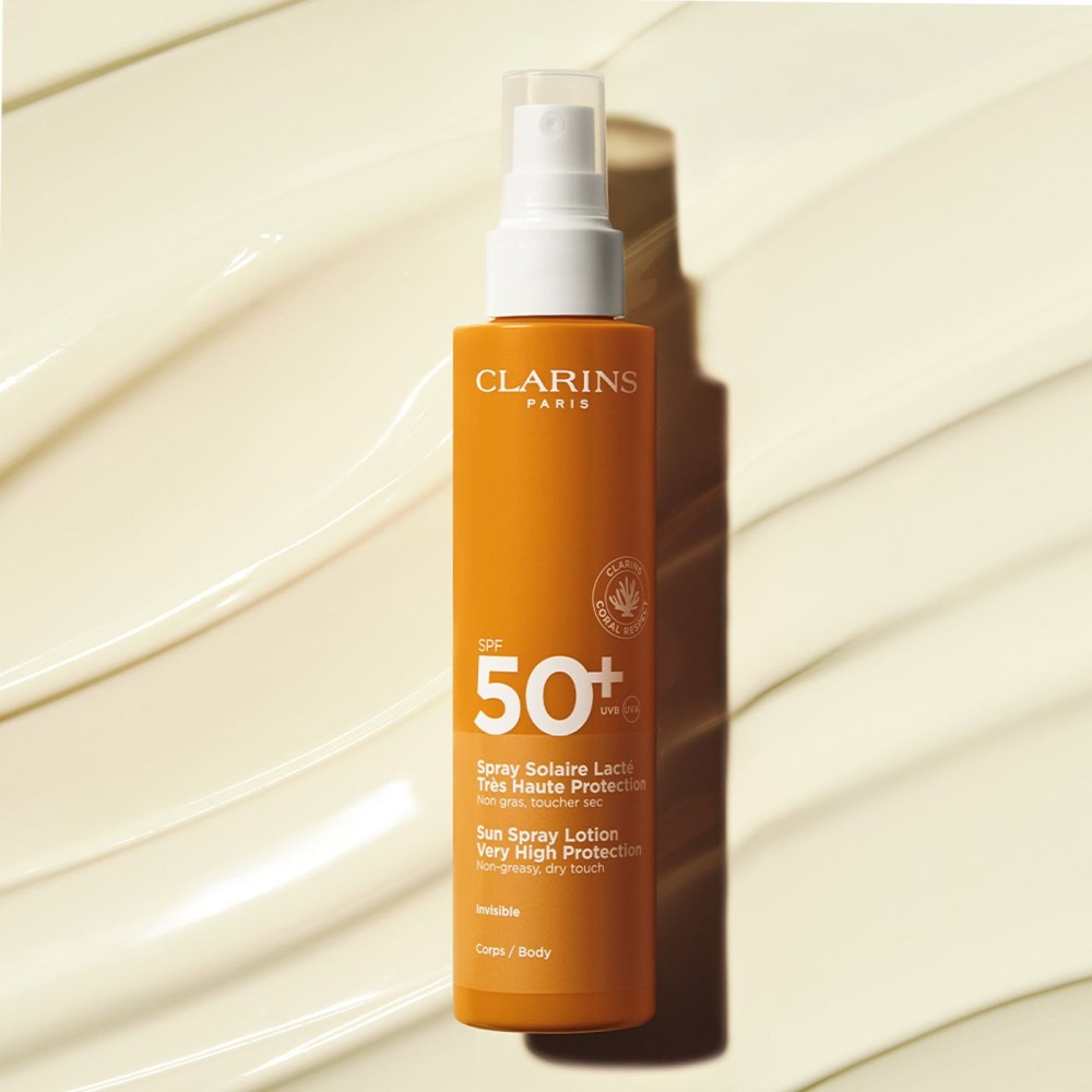 Spray Solaire Lacte Tres Haute Protection Spf50+ Clarins