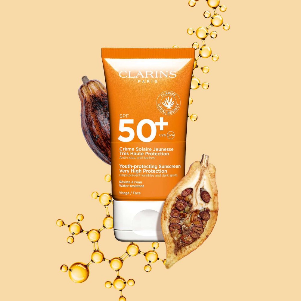 Creme Solaire Jeunesse Haute Protection Spf50 Clarins